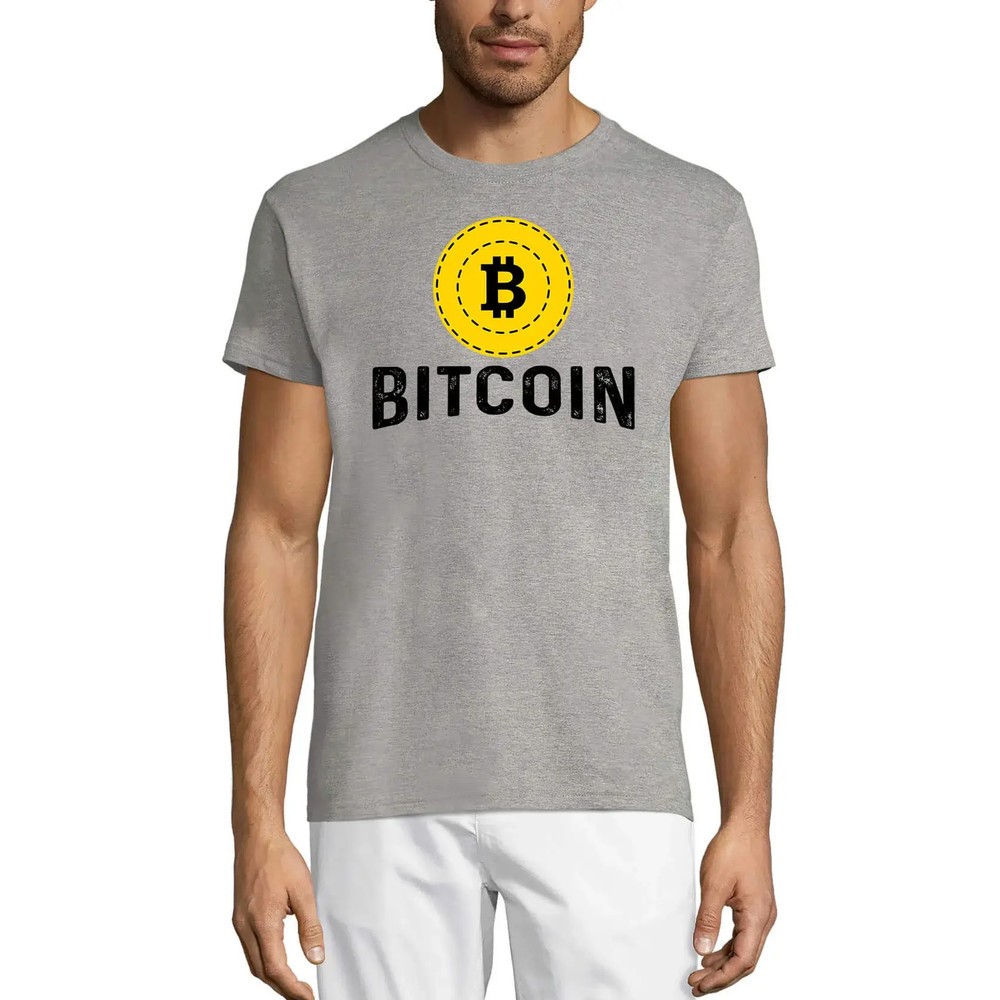Men's Graphic T-Shirt Bitcoin Cryptocurrency - One Coin Funny - Blockchain-image