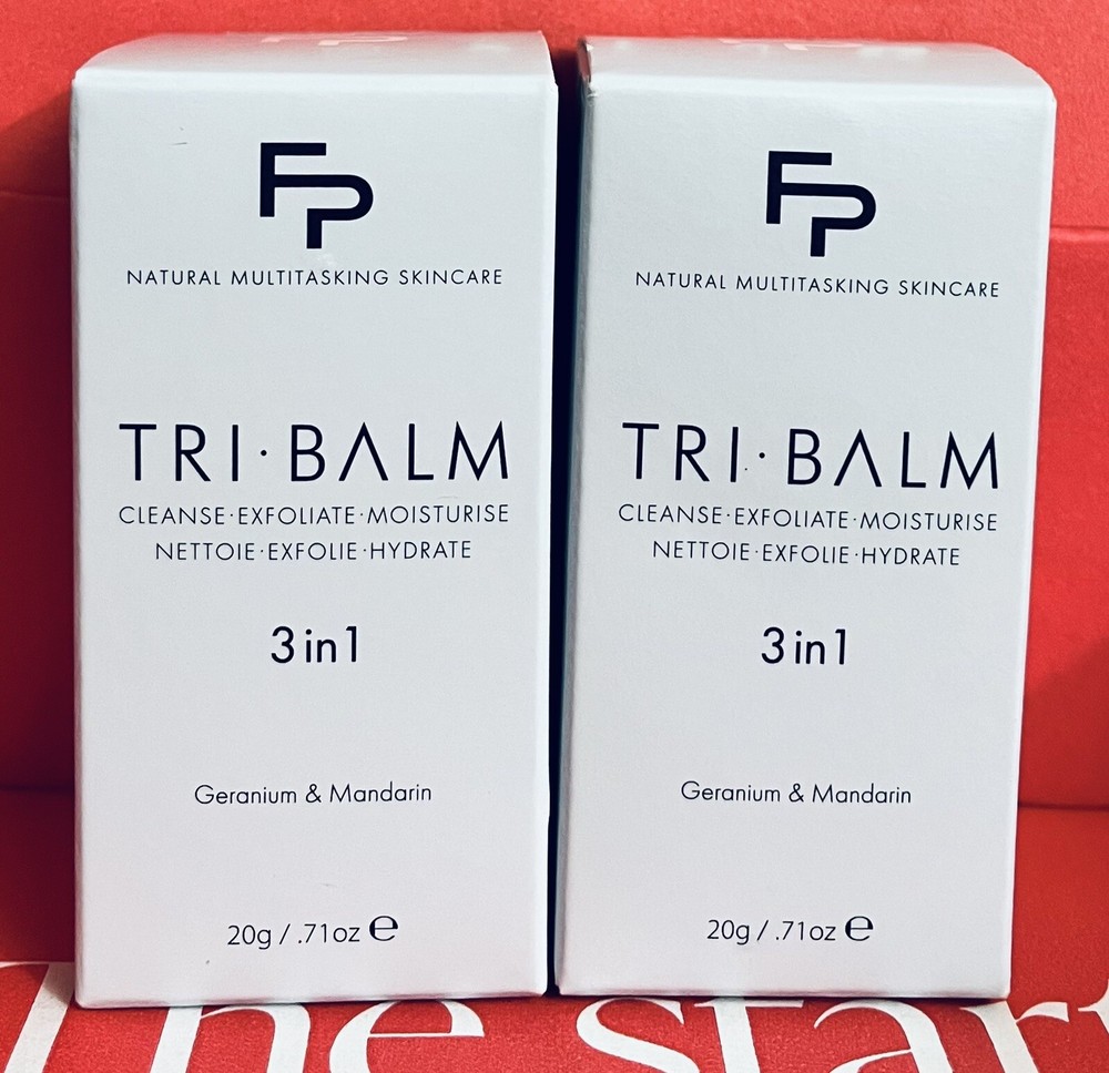 2x Tri-Balm 3 in 1 Formulae Prescott  20g/ 0.71 oz Exp 11/26 NEW IN BOX - SEALED