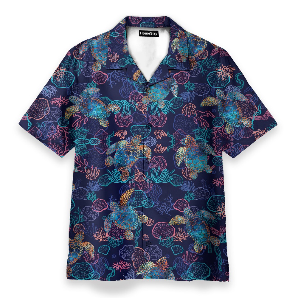 Ocean World Mens Buttons Up Shirts   Hawaiian Shirt