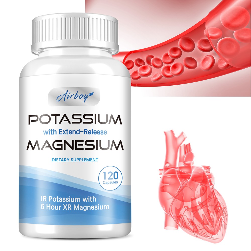 Potassium+Magnesium 349mg - Support Calm, Immune & Bone Muscle Nervous Health