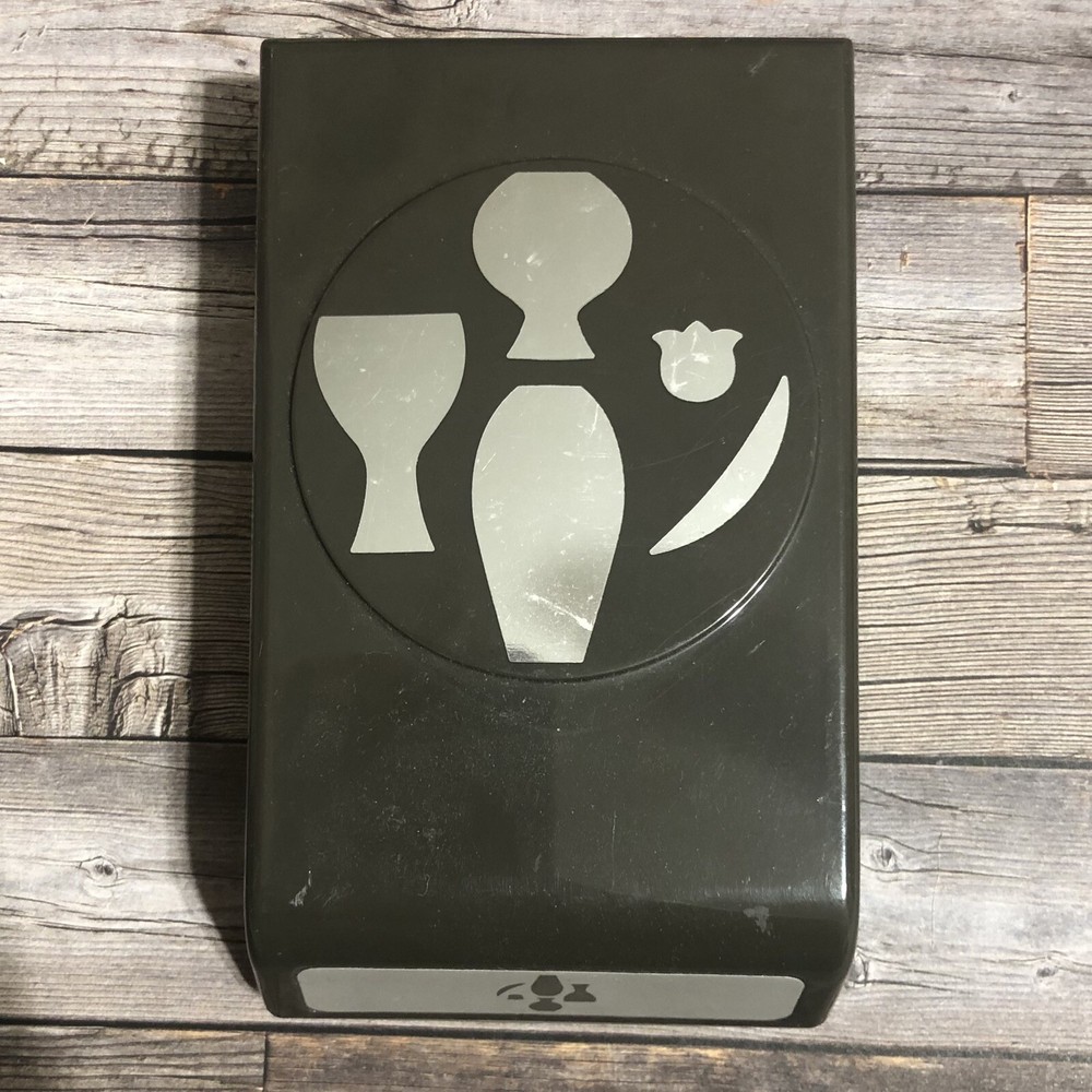 Stampin Up VASE BUILDER Punch Paper Crafts Scrapbook Tool Flower Bouquet Vases