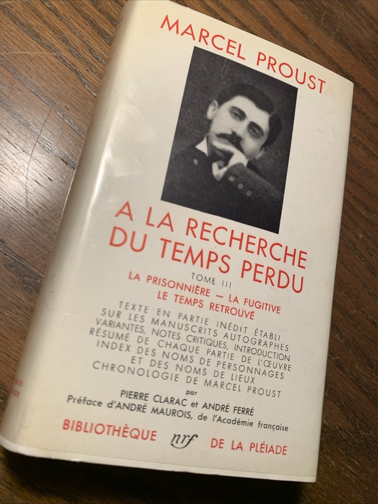 A La Recherche Du Temps Perdu, Proust, HB DJ, De La Pleiade, Tome III, 1954