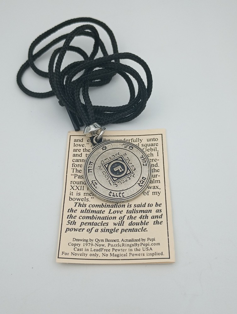 Love Talisman Ultimate Love Necklace VENUS pendant pentacle USA 2 sided