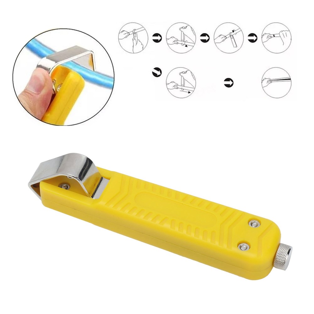 Cable Stripping Knife Stainless Steel Coaxial Wire Knife Stripper For Wire FO