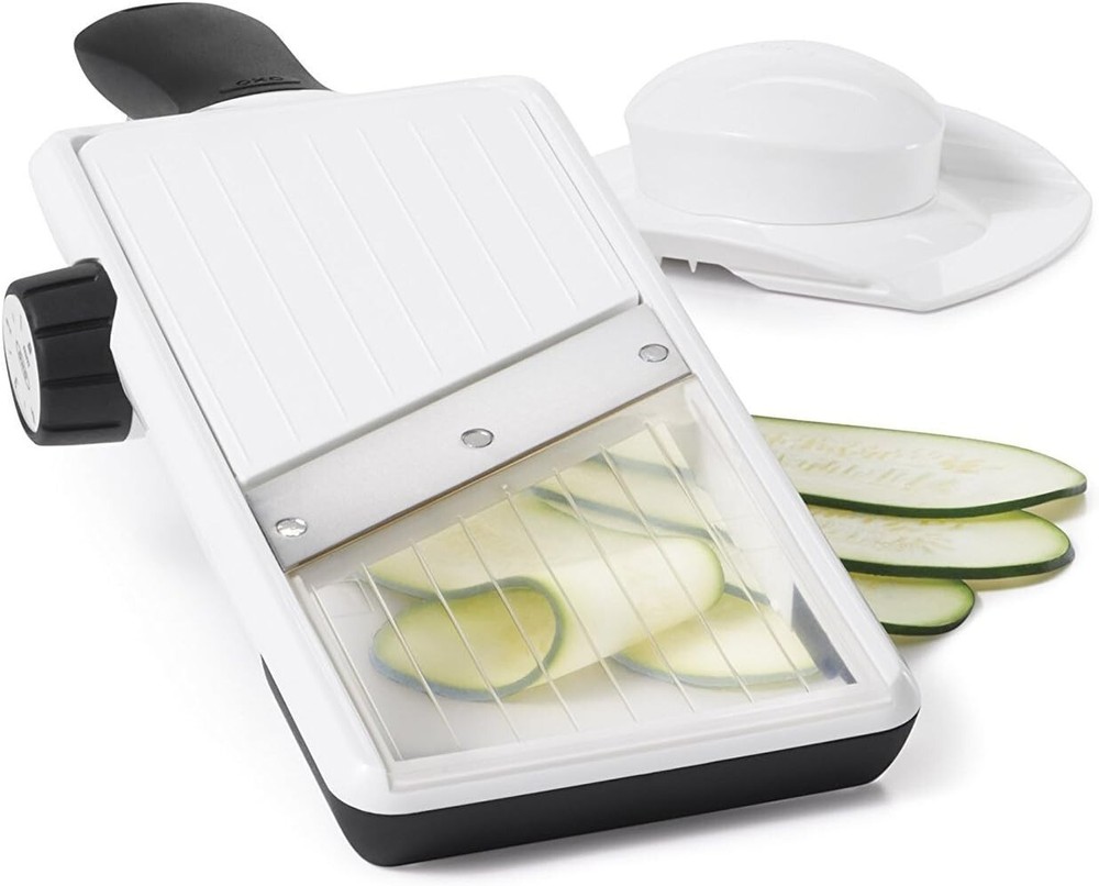 OXO Good Grips Adjustable Handheld Mandoline Slicer in White, Large Size