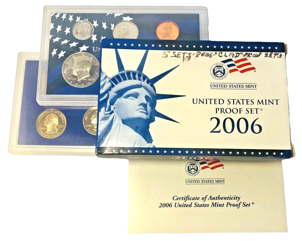 2006 S Proof Set  US Mint OGP Box & COA 10 Coins with State Quarters