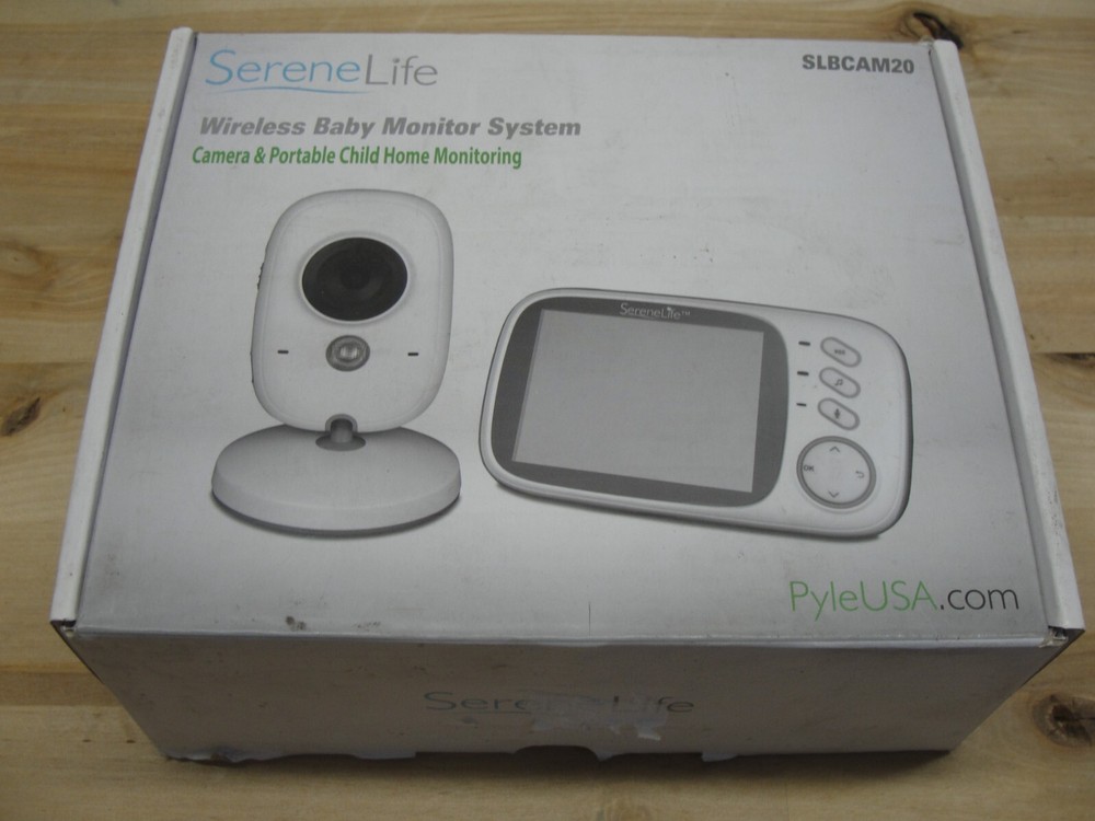 NEW SERENE LIFE WIRELESS BABY MONITOR SYSTEM SLBCAM20