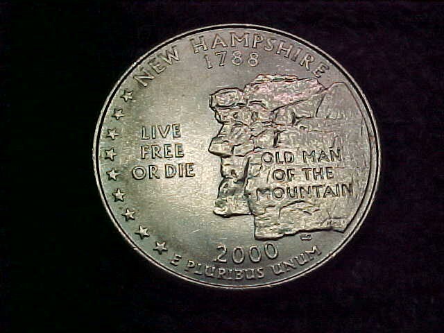 2000 P NEW HAMPSHIRE  STATE QUARTER