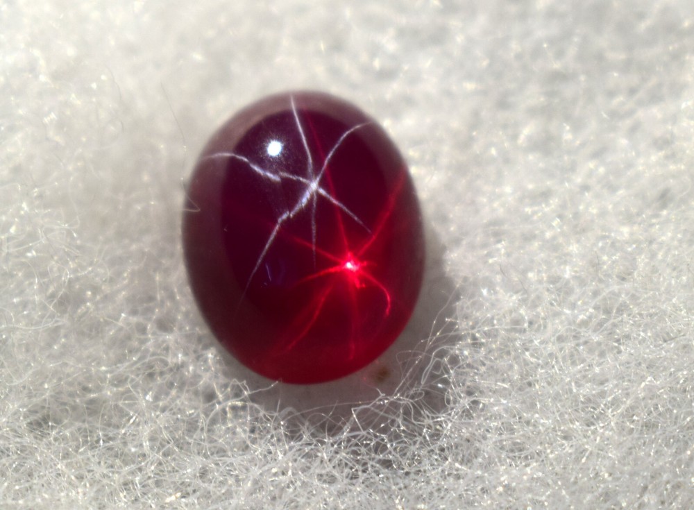 16.20 Ct Natural Beautiful Rare Star Ruby Certified Cabochon Gemstone, Best Deal