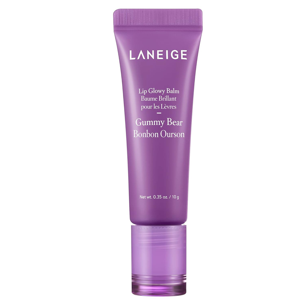LANEIGE Lip Glowy Balm in Gummy Bear 0.16 oz Hydrating Glossy Tint for Moisturized Lips  