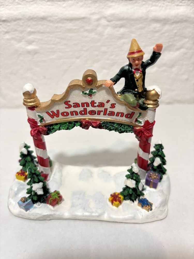 Lemax Santa's Wonderland Entrance Sign Only in Great Condition