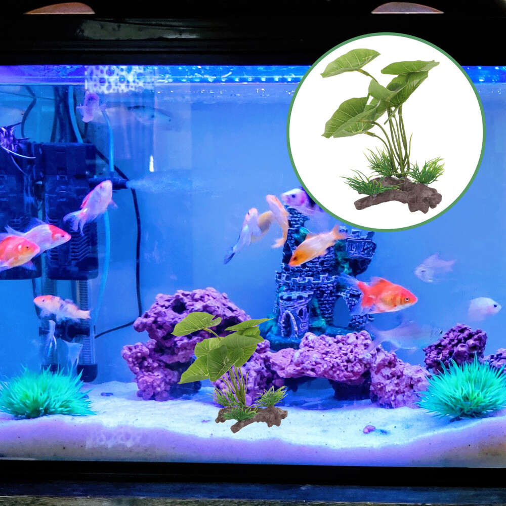 Artificial Water Plants Pool Toy Fish Aquarium Decoration Bowl Terrarium