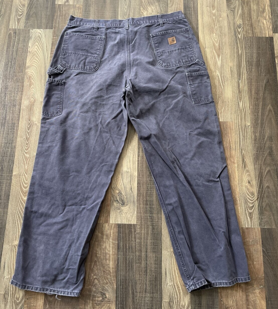Carhartt B11 PTB Gray Dungaree Fit Work Pants size W39 L30 Workwear