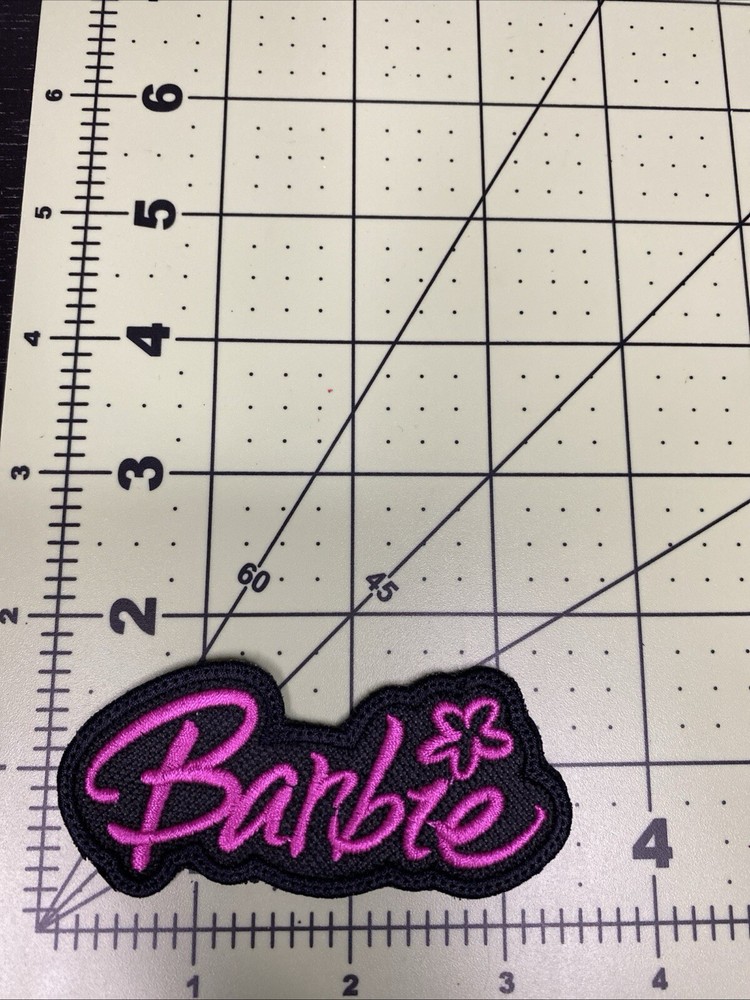 Barbie Iron On Embroidered Patch for Clothing and Accessories
