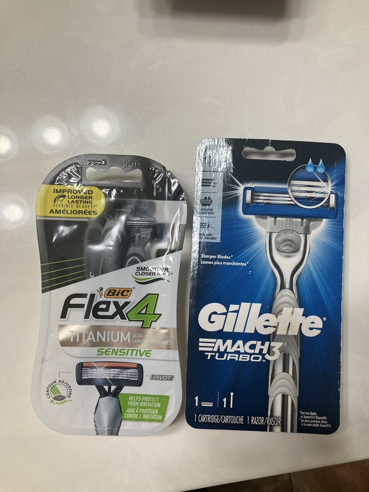 Gillette And Flex 4 Shaving Products X2 MISB New Buy Now!-image