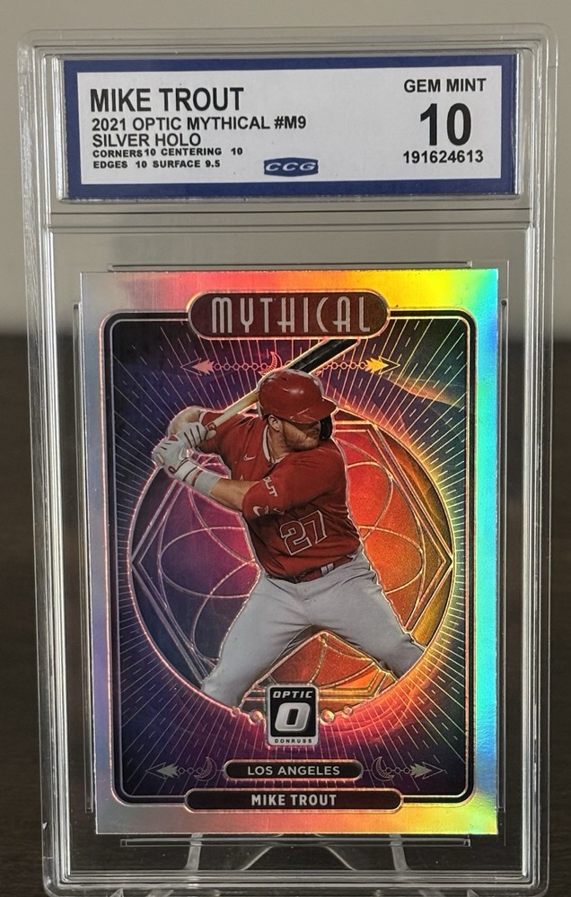 Mike Trout CCG Gem Mint 10 Mythical Silver Holo #M9