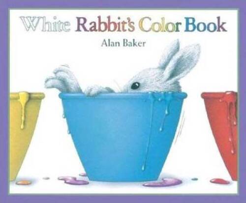 White Rabbit's Color Book Hardcover by Alan Baker in Excellent Condition for Engaging Kids' Learning and Fun