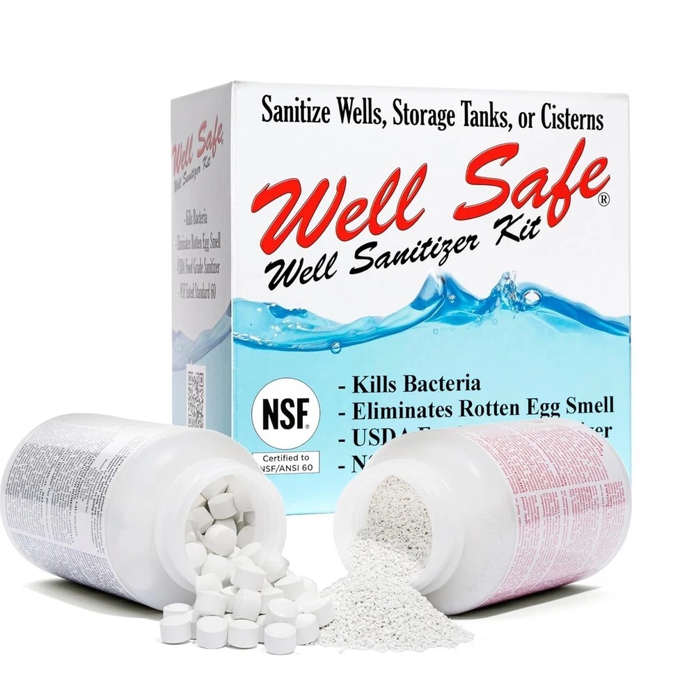 Effective Well Sanitizer Kit for Water Purification in Wells, Tanks & Cisterns