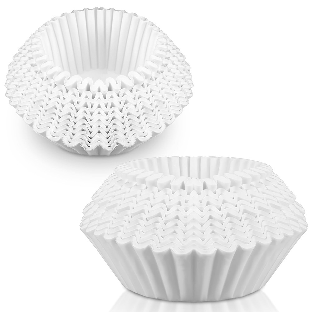 500 Pcs Extra Large Coffee Filters Disposable White Commercial Paper Filters ...