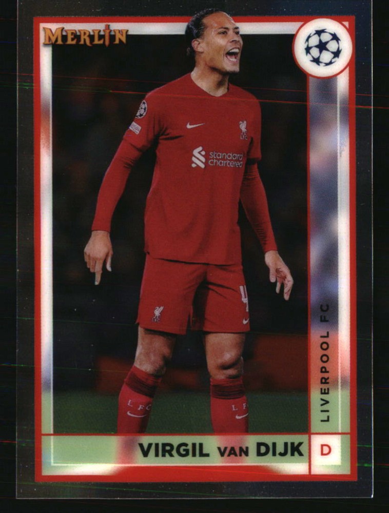 Virgil van Dijk 2022-23 Topps Merlin UEFA  #89 SOCCER Card
