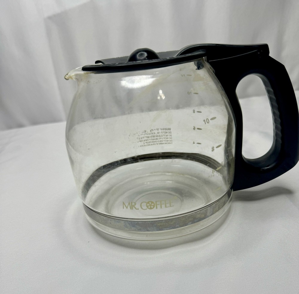 Mr Coffee 12-Cup Black Coffee Maker Replacement Glass Carafe L200AJ