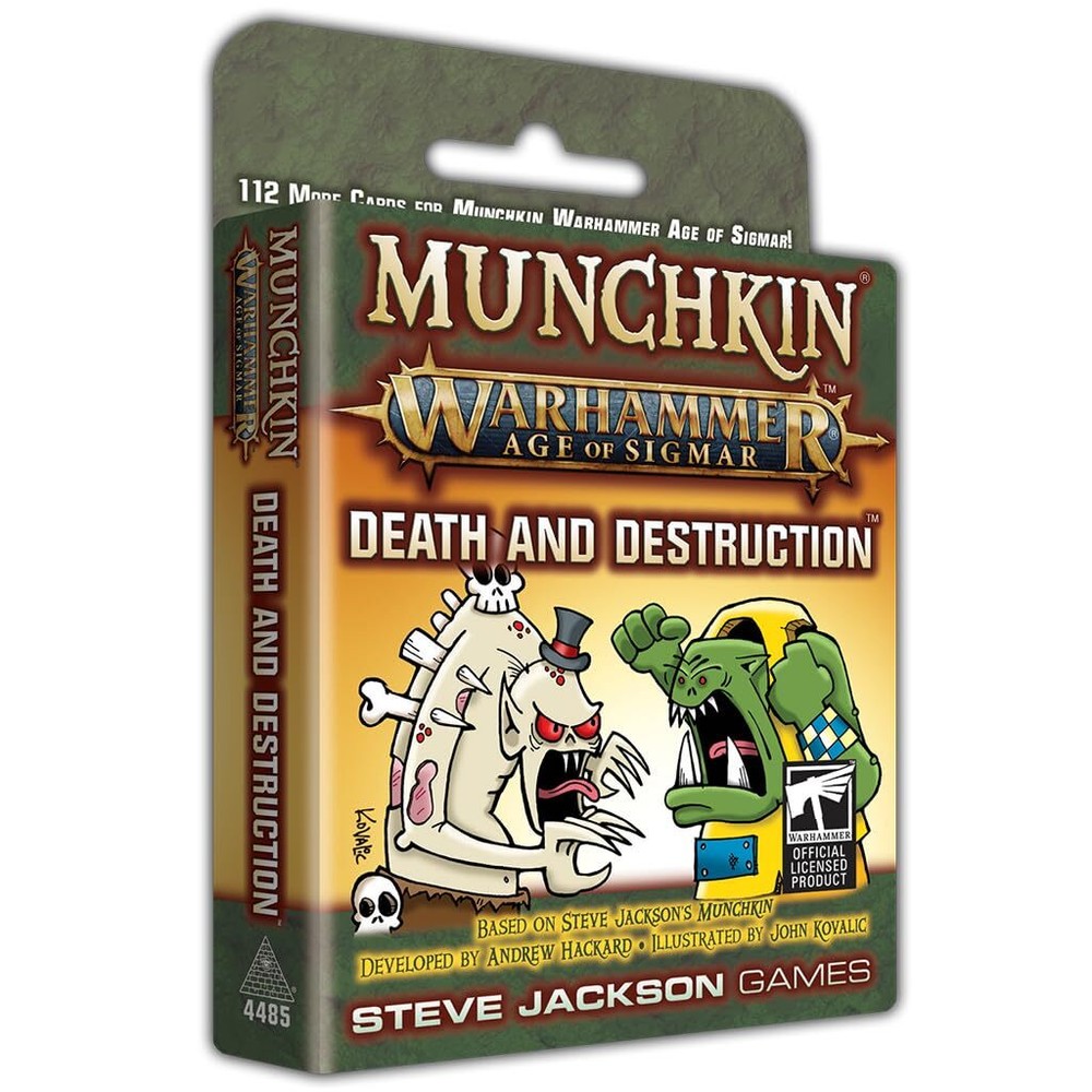 Munchkin Warhammer Age of Sigmar: Death and Destruction Card Game (Expansion)...
