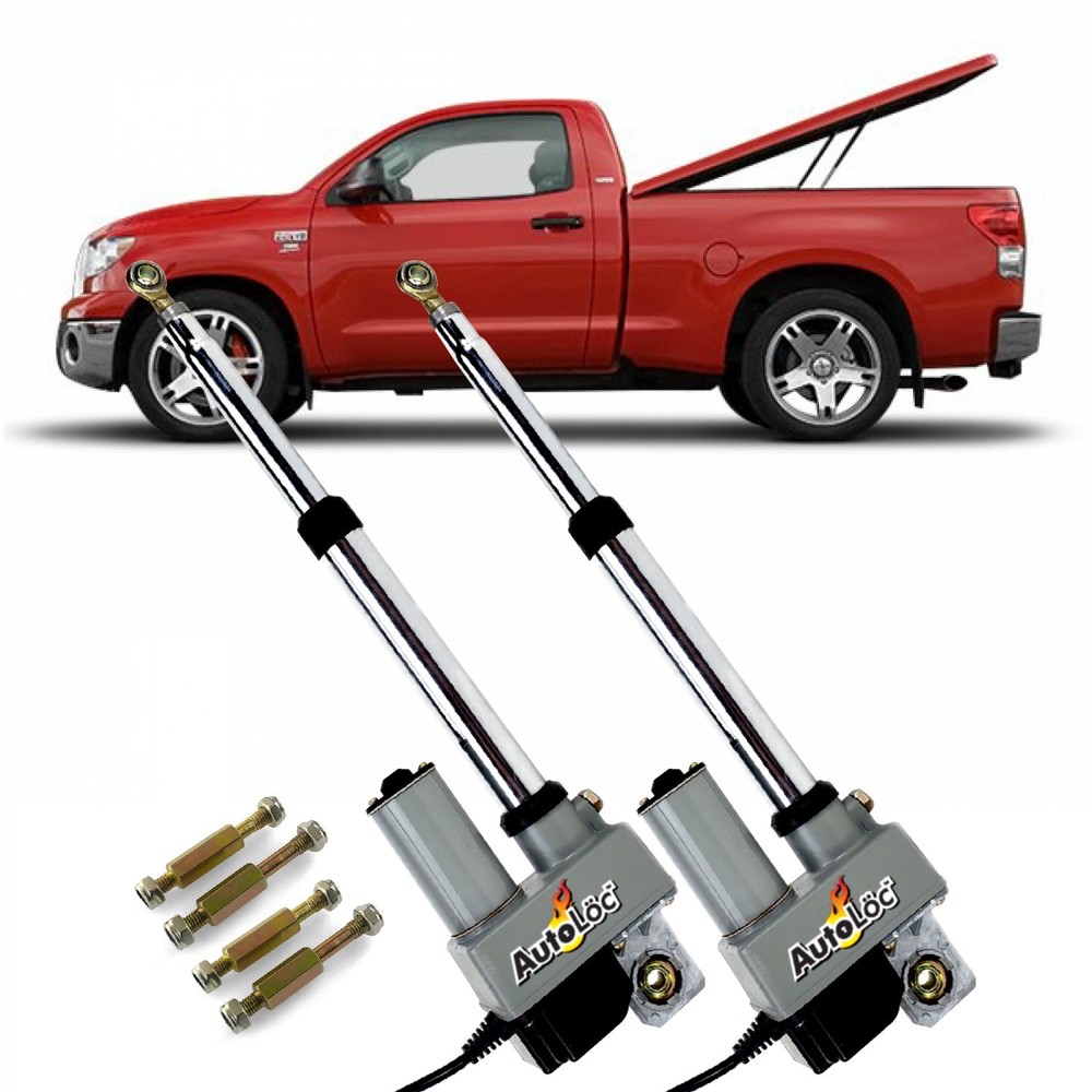 12V Automated Truck Power Tonneau Cover Open Lift Kit w/ 2 Linear Actuator Motor-image