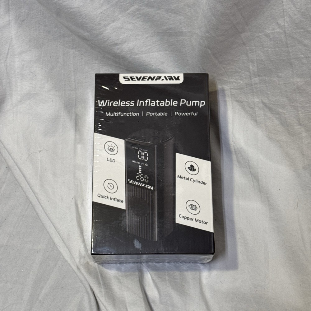 Sevenpark Wireless Portable Inflatable Pump 5V 2A Fast Charging  