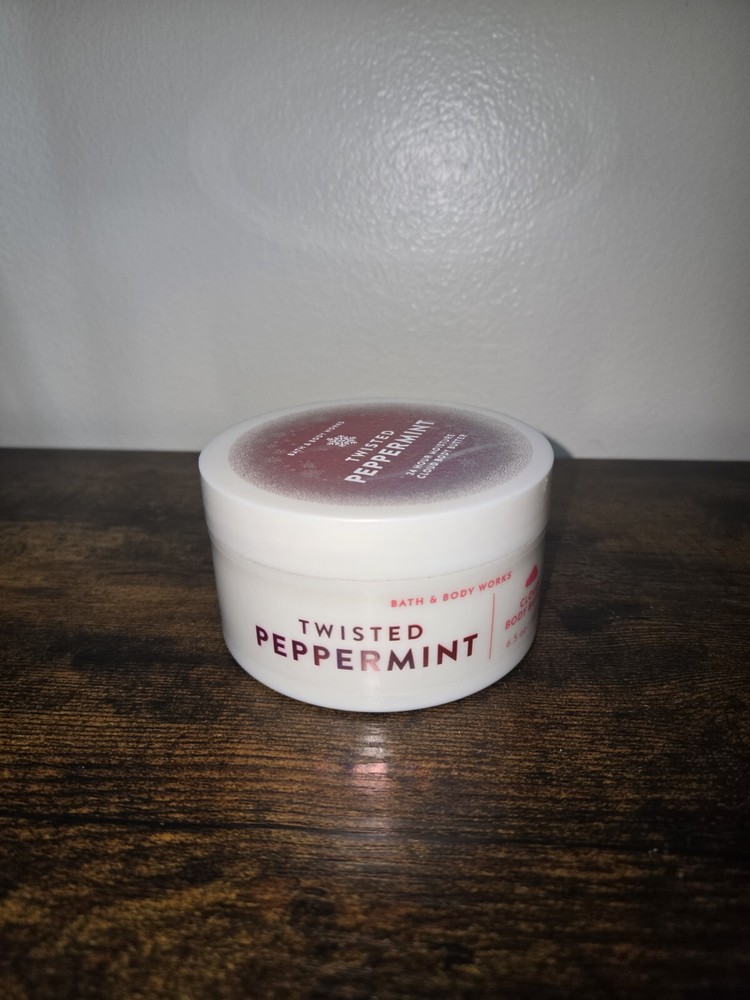 Bath & Body Works Twisted Peppermint Shea Body Butter 6.5 oz Whipped Lotion