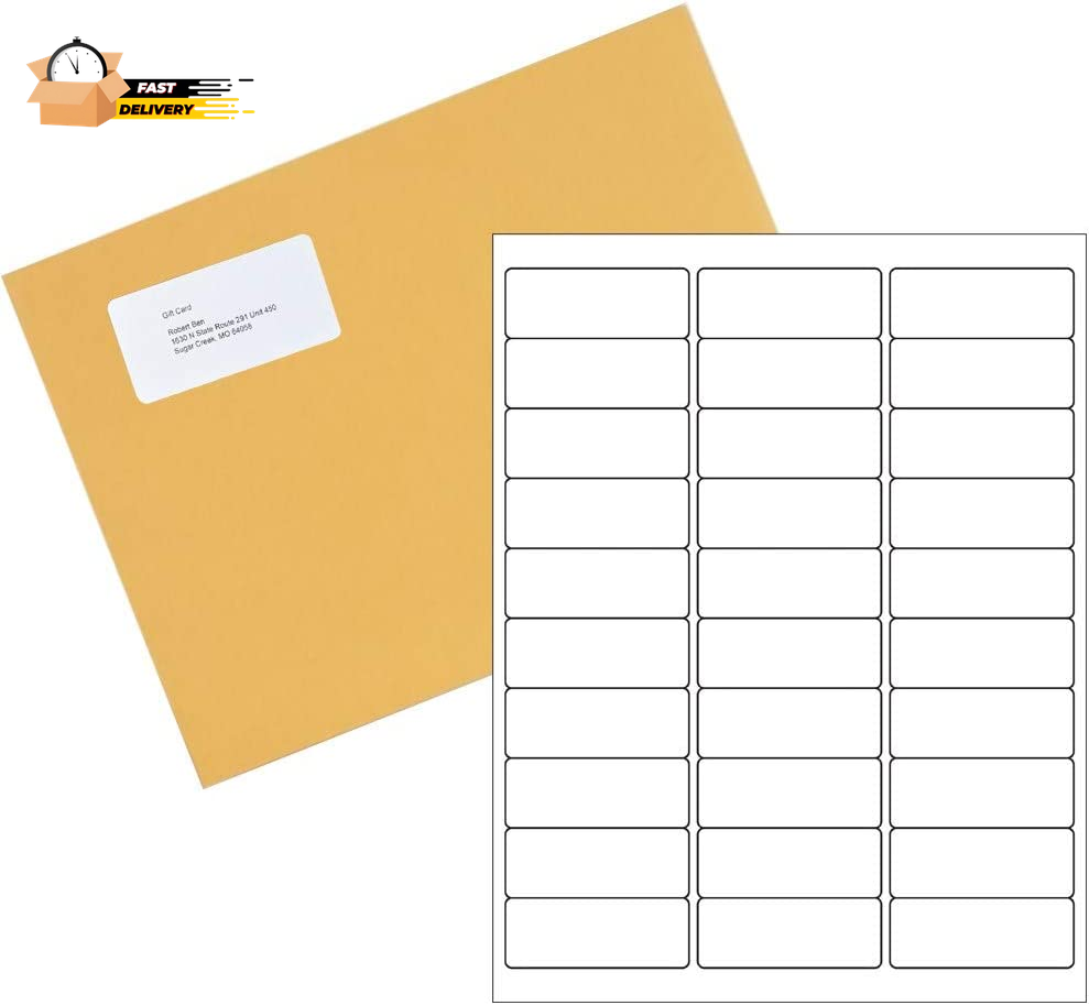 White Sticker Labels 1