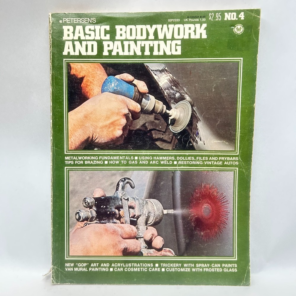 Petersen's Basic Bodywork And Painting Book No 4 1975 Metal Work Restoration
