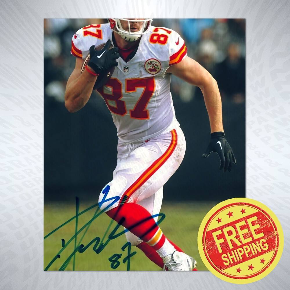 Travis Kelce Autograph Reprint Signed 8x10 Photo Signature Poster BUY NOW-image
