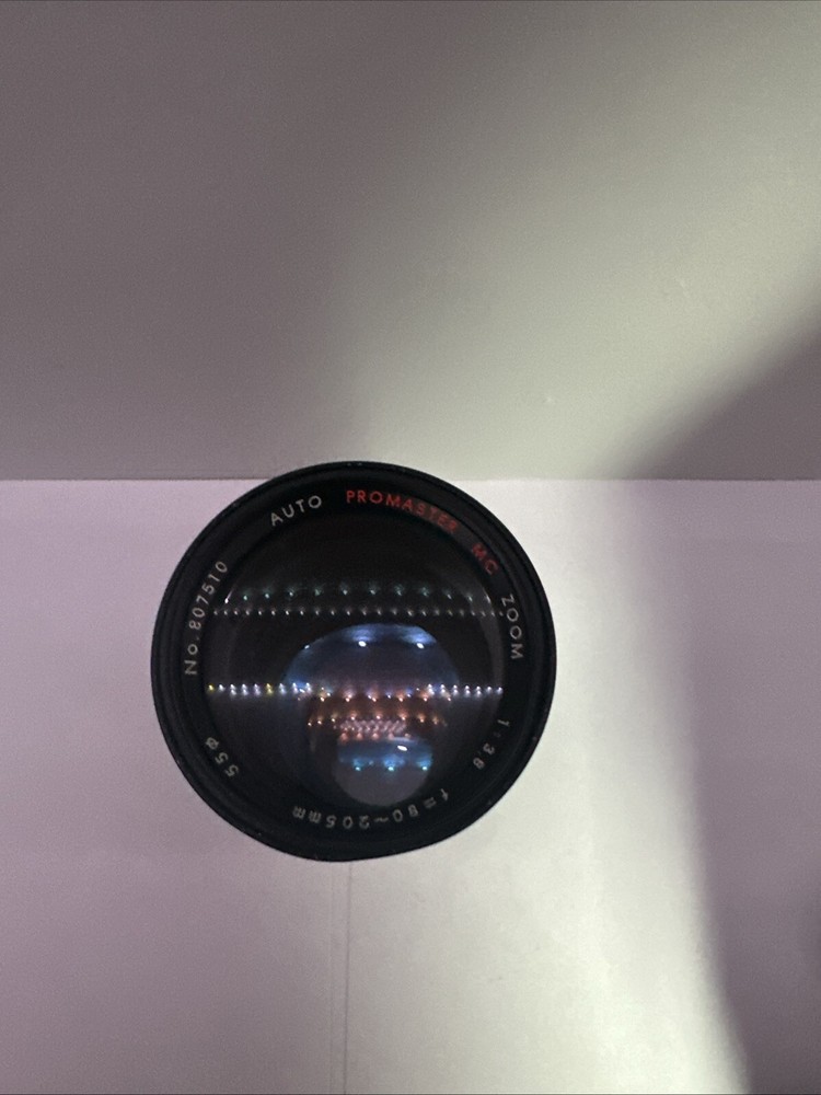 Promaster Multiple Coated MC Auto Automatic Zoom 55mm Lens 80 - 205 mm 1:4.5