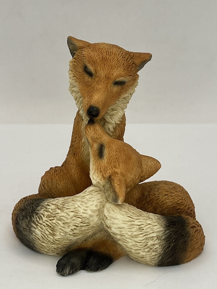 Castagna Red Foxes Intertwined Made In Italy Figurine 3 1/4”