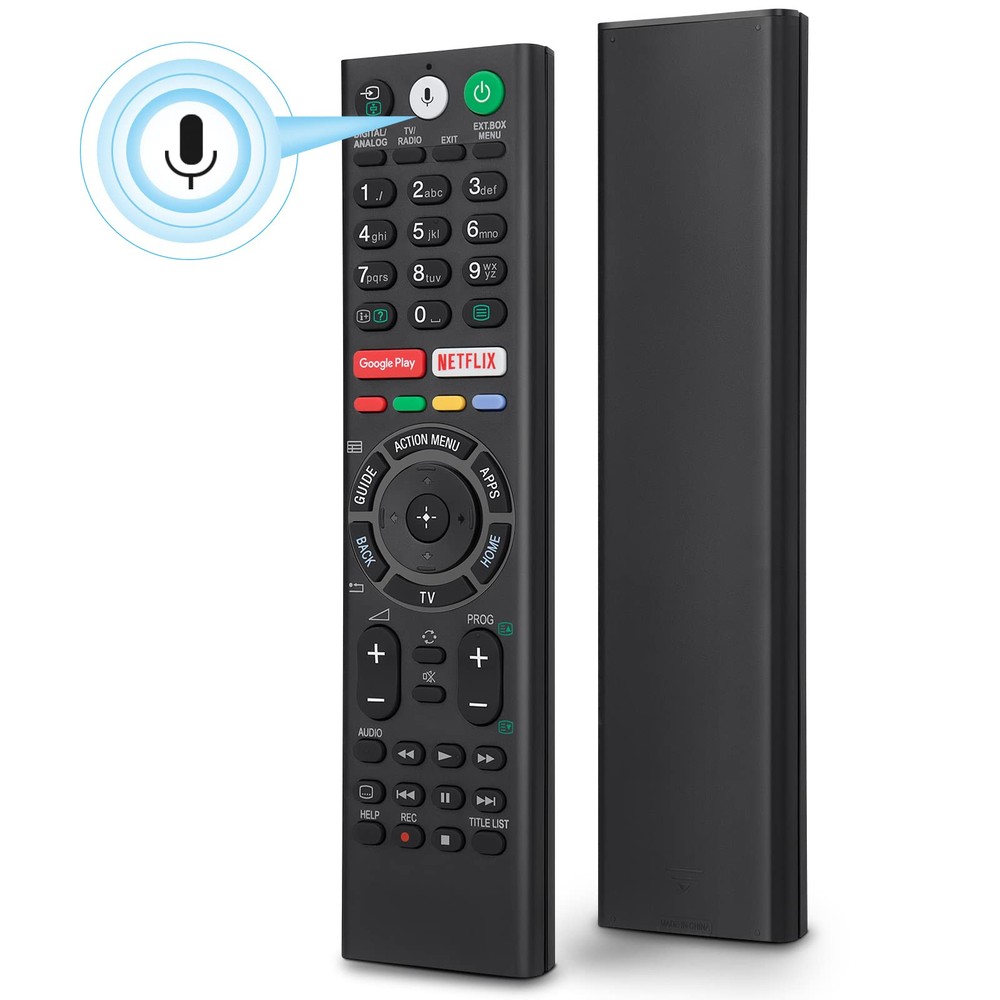 Sony Bravia TV Voice Replacement Remote Control for 4K UHD LED Models-image