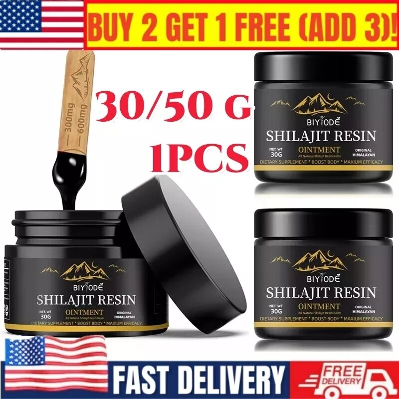 Himalayan Pure 100% Organic Shilajit Resin with Fulvic Acid - Extremely Potent