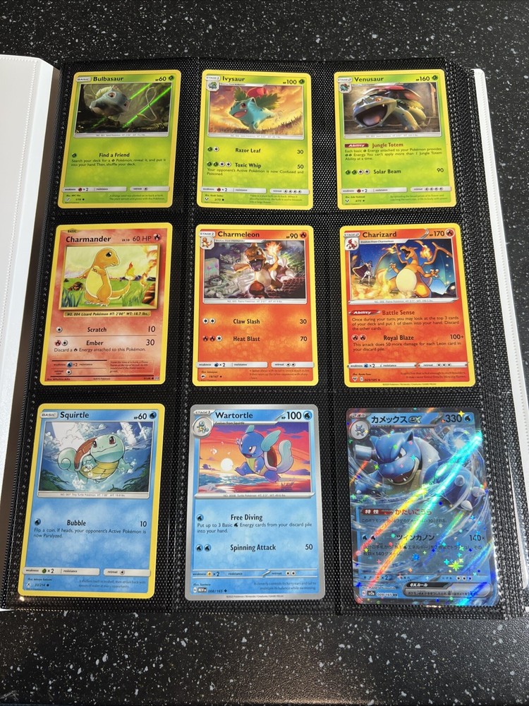 Pokemon Cards 151 Kanto Gen 1 Pokedex Complete Charizard Binder Collection Lot 1
