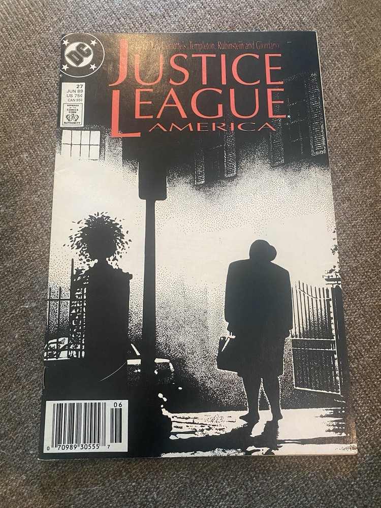 Justice League of America #27 Newsstand Edition DC Comics June 1989