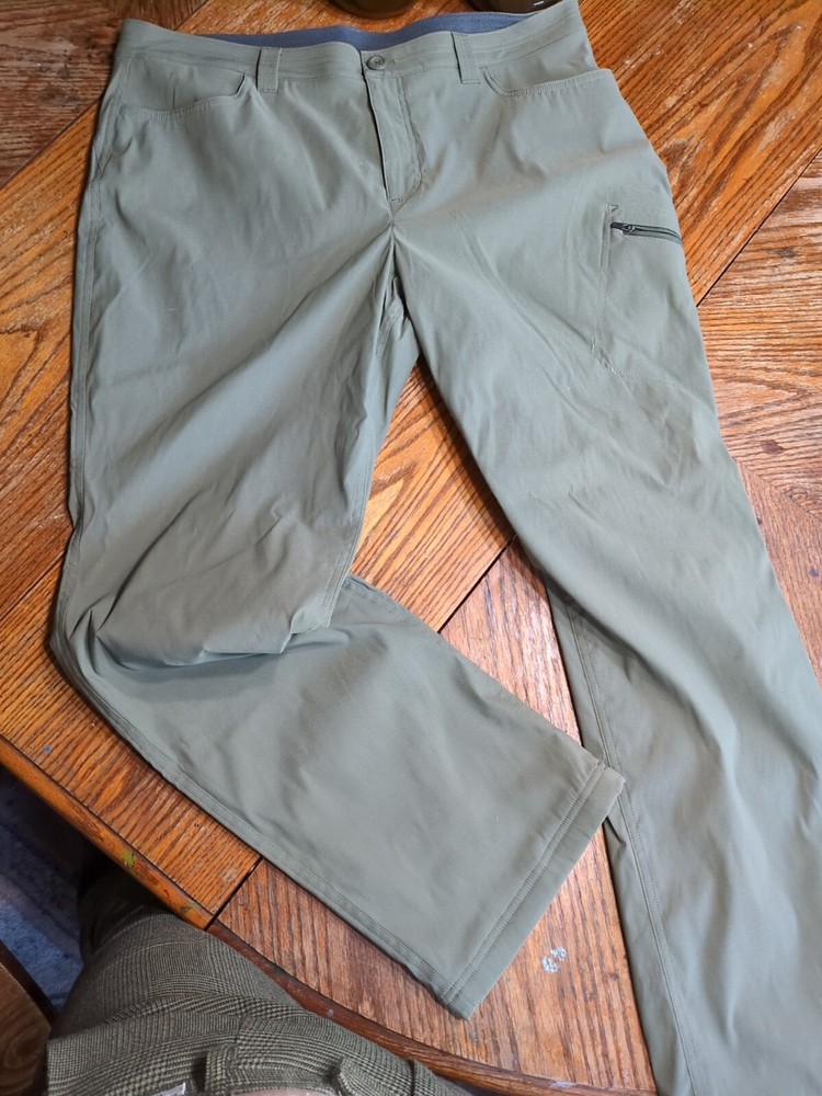 Eddie Bauer Fleece Lined Pants Women's 16 Moss Green