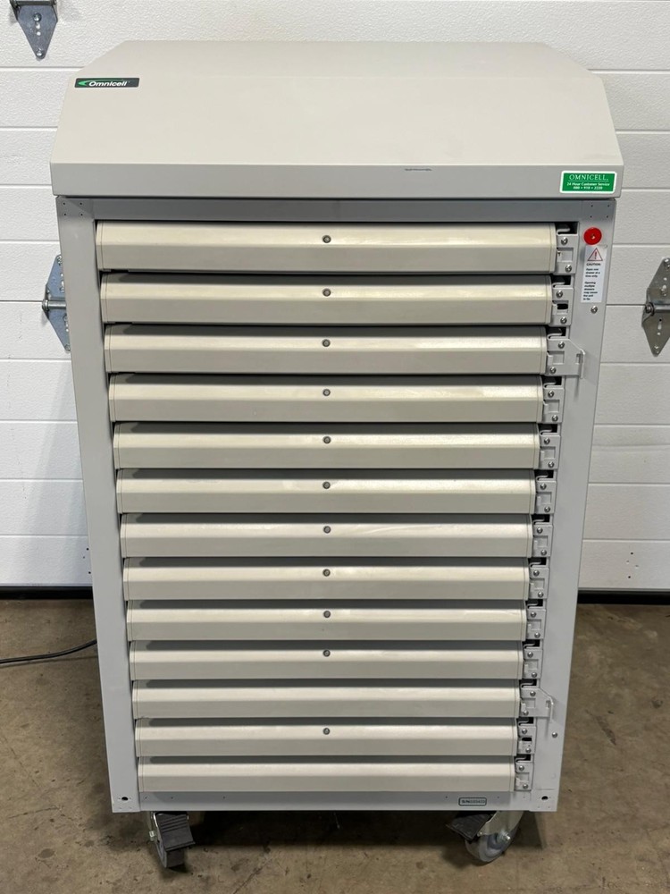 Omnicell OMNIRX Automated Medication Dispensing Unit RX w/ AX Auxiliary Console-image