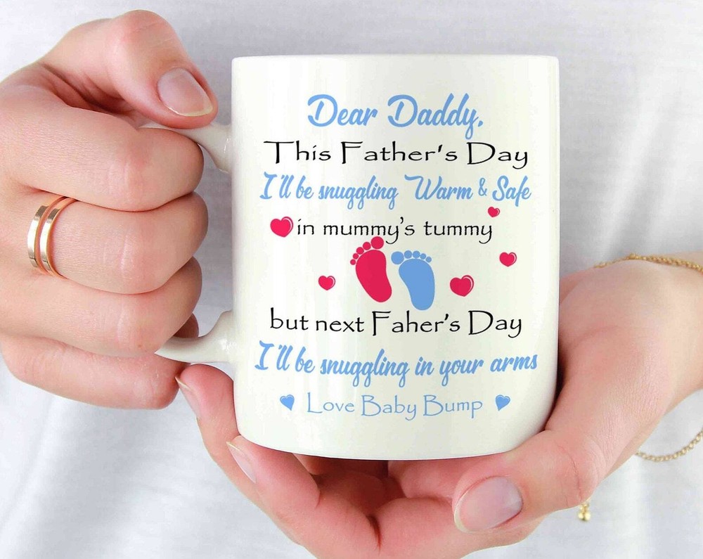 Custom Dear Daddy Mug Personalized Father's Day Gift With Name