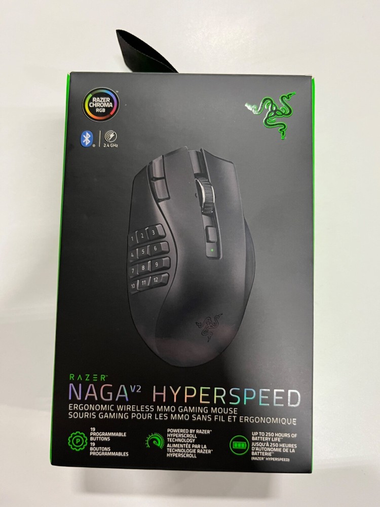 Razer Naga V2 HyperSpeed Wireless Gaming Mouse for Precision Performance