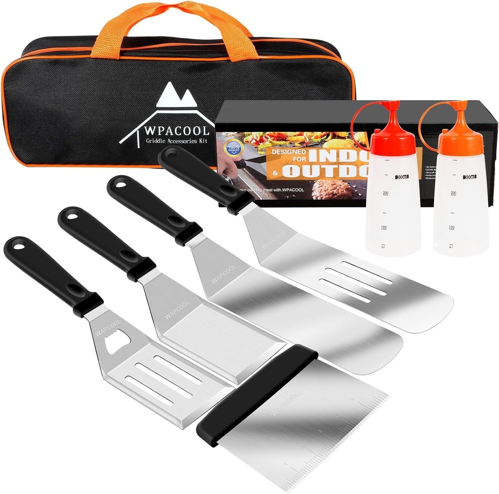 7-Piece Blackstone Griddle Accessories Kit for Flat-Top Grill Cooking