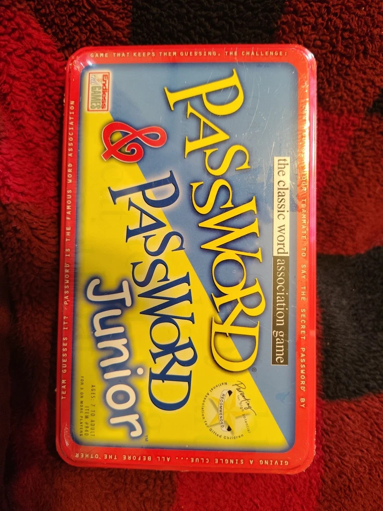 Password & Junior Combo Tin Board Game Set for Family Fun-image