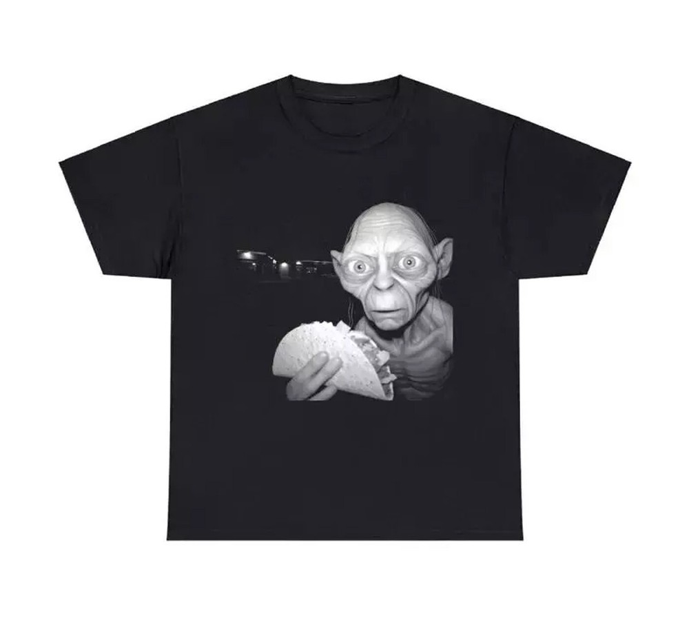 The Lord of the Rings Gollum Taco Bell T-Shirt, Funny Gollum T-Shirt