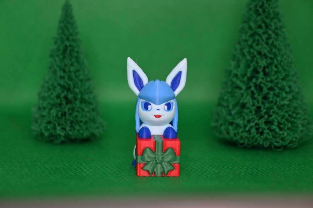 Christmas Glaceon, Christmas Decor/Gift 3D print Pokemon