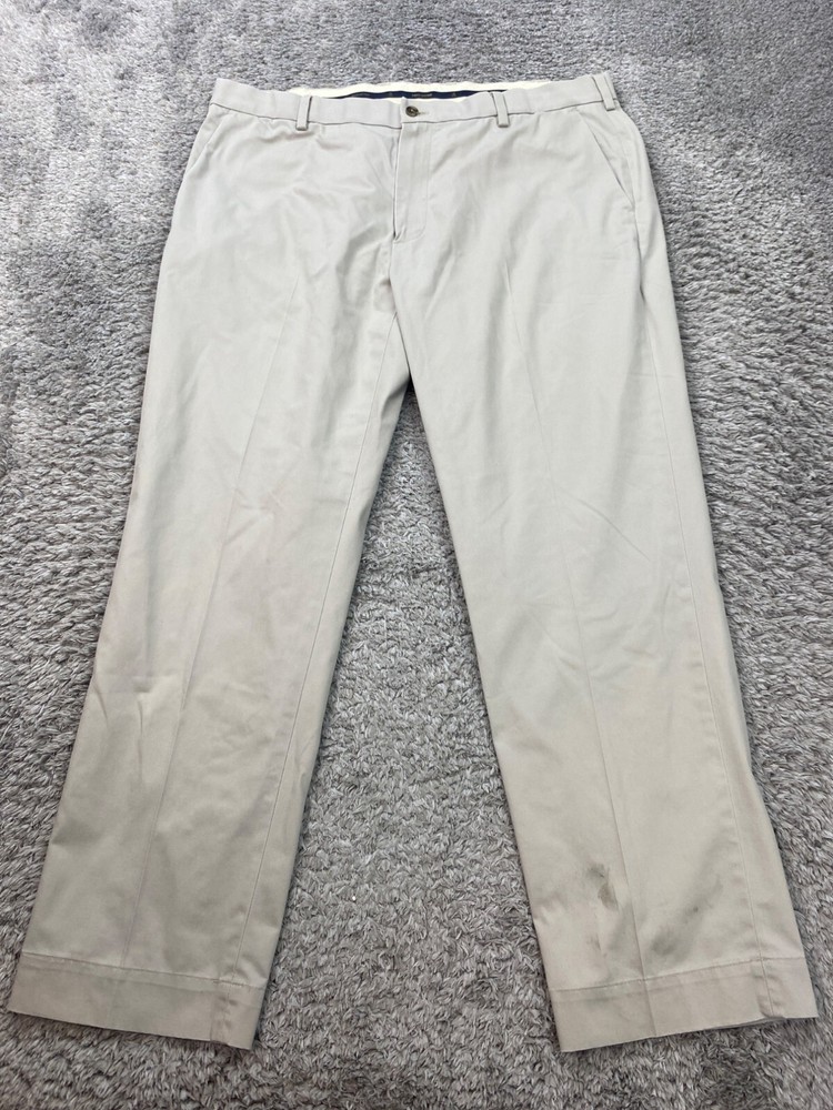 Brooks Brothers Pants Mens 40x30 Advantage Chino Stretch Clark Fit Golf Slacks