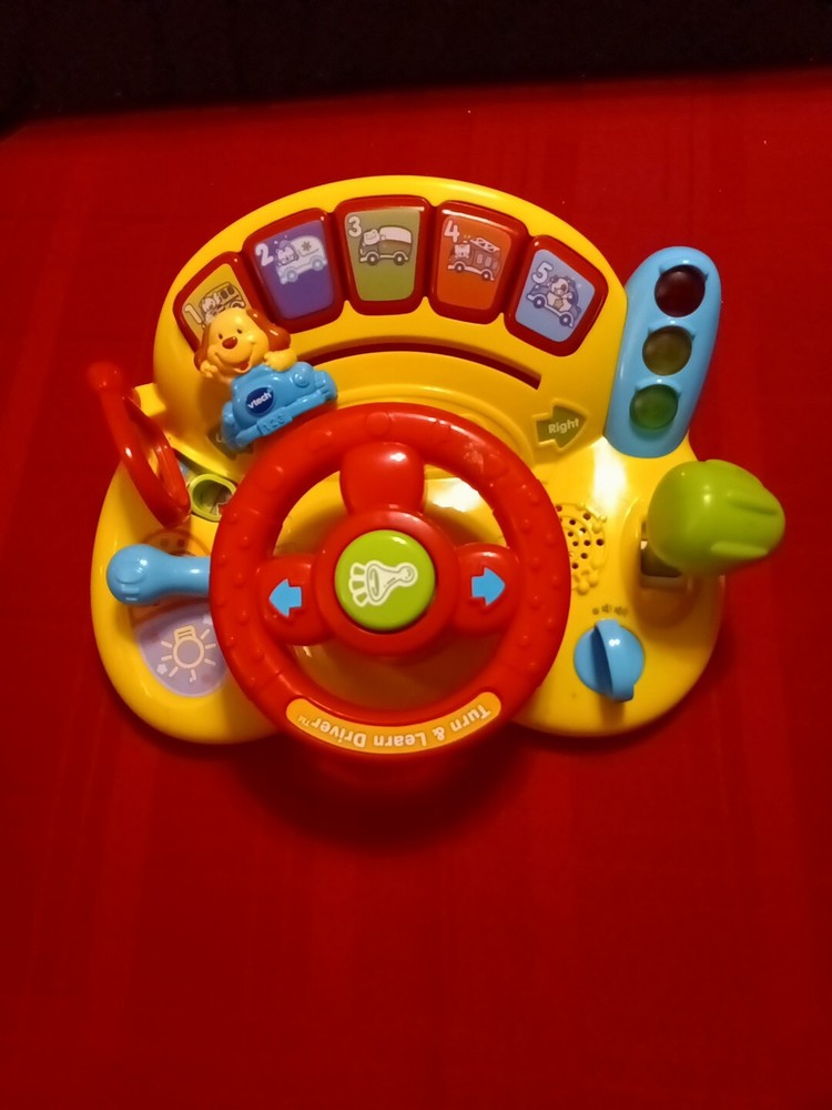 Vtech Yellow Turn and Learn Driver Interactive Toy for Kids