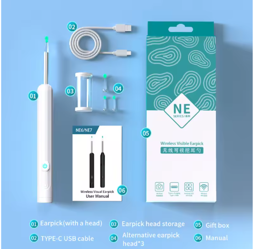 Smart Visual Ear Cleaner with Camera-image