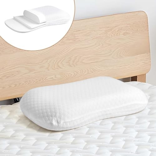 3-Layer Adjustable Memory Foam Cervical Neck Pillow for Ergonomic Side Support